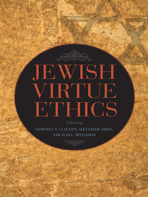 cover image of Jewish Virtue Ethics